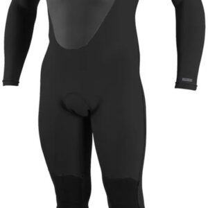 2026 O'Neill Heren Epic 5/4mm Rug Ritssluiting Wetsuit - Black /