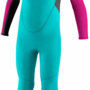 2026 O'Neill Peuter Reactor 2mm Rug Ritssluiting Wetsuit - Aqua /