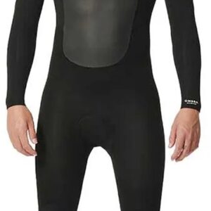 2026 Rip Curl Heren Omega 3/2mm Rug Ritssluiting Wetsuit - Blac