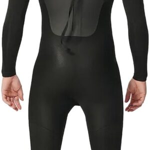 2026 Rip Curl Heren Omega 3/2mm Rug Ritssluiting Wetsuit - Blac