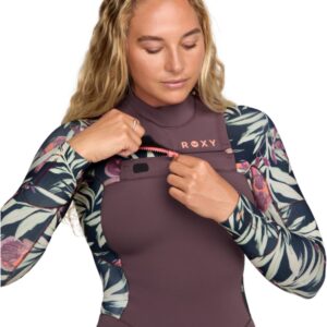2026 Roxy Dames Swell Natural 4/3mm Borst Ritssluiting Wetsuit 26BW213