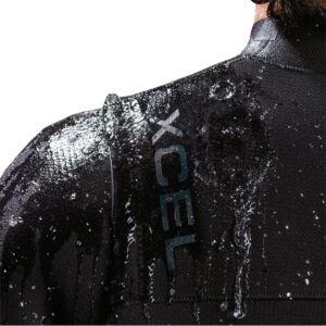 2026 Xcel Heren Comp + 4/3mm Borst Ritssluiting Wetsuit - Bla