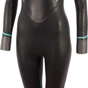 2026 Zone3 Dames Advance Swim Wetsuit - Black / Turquoise
