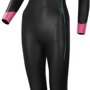 2026 Zone3 Dames Agile Swim Wetsuit - Black / Pink / Turqu