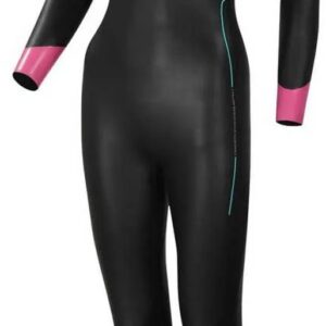 2026 Zone3 Dames Agile Swim Wetsuit - Black / Pink / Turqu