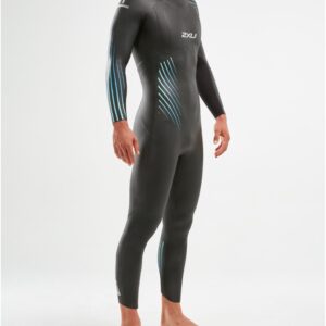 2XU P:1 Propel wetsuit Zwart/Blauw Wetsuit - Heren | 2XU | Maat M