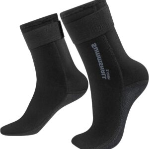 3 MM Neopreen Sokken, Wetsuit Sokken Duiken Thermische Anti-Slip Vinnen Sokken voor Mannen Vrouwen Surfen Sokken voor Zwemmen Zeilen Kajakken Water Sport Snorkelen
