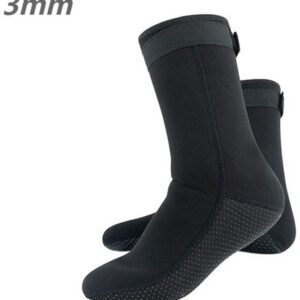 3 mm neopreen sokken, wetsuit sokken, duiksokken, antislip zwemsokken, vinnensokken voor dames en heren, thermische watersokken voor snorkelen, surfen, zeilen, snorkelen en kajakken,M(38-40)