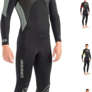 3mm Eendelig Wetsuit voor Heren - Perfect voor Duiken, Snorkelen en Watersporten