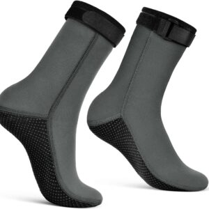 3mm Neopreen Sokken voor Duiken, Wetsuit Sokken met Antislip, Thermische Watersokken voor Snorkelen, Surfen en Kajakken