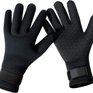 3mm Neopreen Warme Antislip Duikhandschoenen - voor Snorkelen, Surfen, Vissen & Watersport - zwart - M