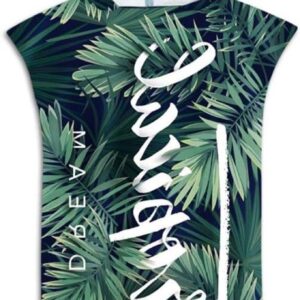 Aankleedjas met capuchon - Strandponcho Handdoek - Wetsuit Wisselen - Sneldrogend Microvezel - 75 x 110 cm - Tropisch