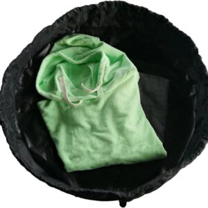 Aankleedkussen Wetsuit - Droogtas Opbergtas - Watersport Outdoor - Waterdichte Scheiding - 75 cm Diameter - Zwart