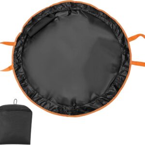 Aankleedmat Wetsuit - Strandtas Surfmat - Wetsuit Beschermen - Waterdicht Zeilmateriaal - 30 Liter - Geel