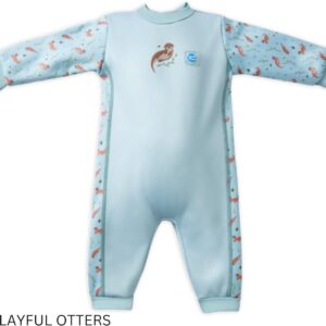 About Warm in One Baby Wetsuit, Playful Otters, 12-24 Maanden