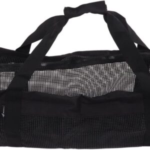 Ademend Net Bag voor Snorkeluitrusting - Ruime Opbergtas met Handvat voor Duiken en Reizen