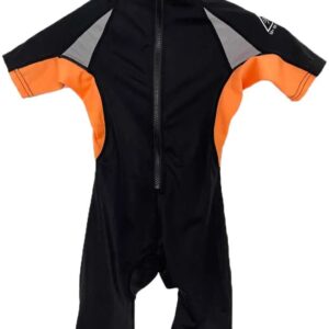 Akt Kids Lycra Shorty Oranje,Zwart 24 Months Jongens,Meisjes