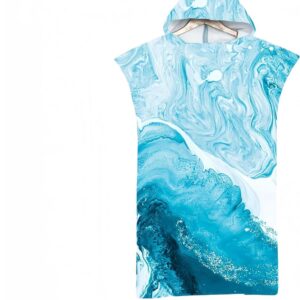 Allecta - Strandlaken Poncho voor Volwassenen - Wetsuit Veranderende Handdoek - 75x110cm