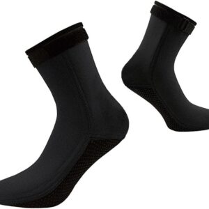 Allecto Plus - Duiken Sokken 3mm Neopreen Water Fin Sokken - Volwassen snorkelsokken - Anti Slip Wetsuit Laarzen voor Snorkelen en Surfen - Watersport zwemmen en duiken - Comfortabele Aanpassingsbanden