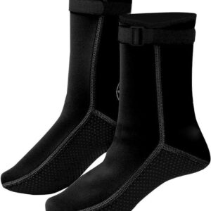 Allecto- Zwemflippers - Watersport - Neopreen - Duiken - Duiksokken - Zwemmen - Geschikt voor alle maten - Blauw Snorkelsokken 3 MM Dikte Neopreen Sokken Thermaal Water Sokken Duiksokken voor Zwemmen Duiken Surfen.