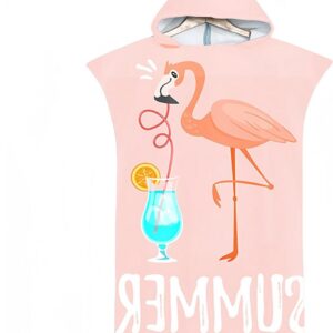 Allecto plus - Hooded Strandlaken voor Volwassenen | Handdoek Poncho voor Strand, Surfen, Zwemmen | Badhanddoek 75x110cm | Wetsuit Veranderende Robe