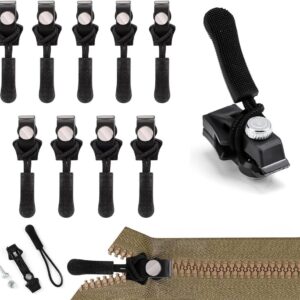 Allecto plus - Rits Reparatie Kit voor Jas, Bagage en Rugzakken - 9 stuks - 3 maten