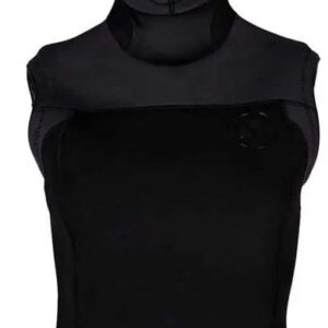 Apeks Thermiq Hooded 4/3 Mm Vrouwelijke Sleeveless Rash Guard Zwart M Vrouw