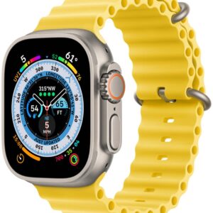 Apple Watch Ultra Ocean bandje - 44/45/46/49mm - Geel