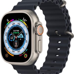 Apple Watch Verlengstuk Ocean bandje - 49mm - Middernacht