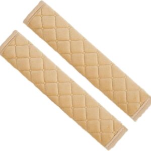 Autogordel Covers - Gordelkussens Schouder - Comfortabel Rijden - Zachte Demping - 2 stuks - Bruin