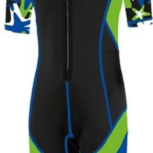 BECO-SEALIFE® wetsuit - Voor Kinderen - blauw/groen - maat 80