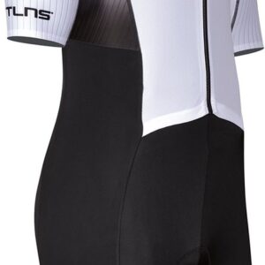 BTTLNS trisuit - triathlon pak - PRO Aero trisuit - trisuit korte mouw heren - langeafstand triathlon - Nemean 1.0 - wit - S