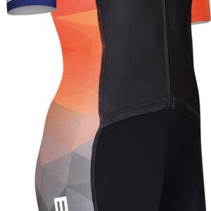 BTTLNS trisuit - triathlon pak - trisuit korte mouw dames - Typhon 2.0 SE - oranje - L