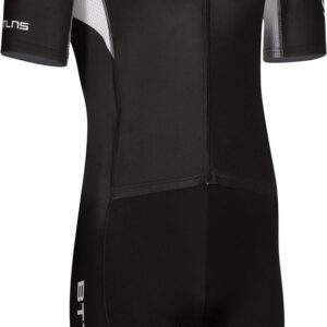 BTTLNS trisuit - triathlon pak - trisuit korte mouw heren - Chimera 1.0 - zwart-wit - XS