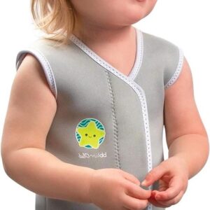Baby Wetsuit - Baby Neopreen - Zwemmen en Spelen - SPF 50+ Bescherming - 6-18 Maanden - Grijs