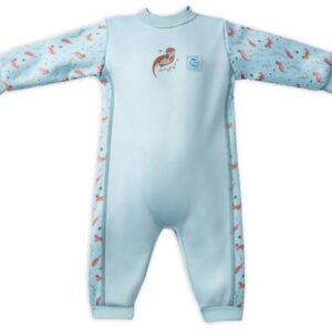 Baby Wetsuit Warm In One, Speelse Otters, 3-6 Maanden