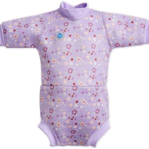 Baby Wetsuit - Zwembroek Neopreen - Warm Blijven - Geïntegreerde Luier - 6-14 Maanden - Paars