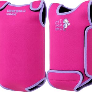 Baby Wetsuit - Zwemkleding Kinderen - Veilig Zwemmen - Rugflotatie Training - Mouwloos - Roze