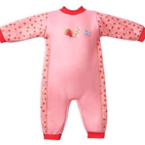 Babys Wetsuit Warm in One, Strawberry Field, 0-3 Maanden