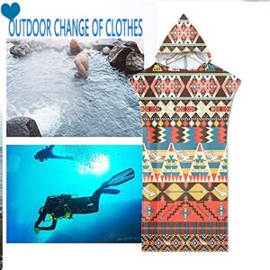 Badjas met capuchon voor volwassenen, lichtgewicht handdoek voor surfen en strand