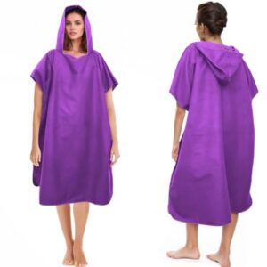 Badponcho voor Dames en Heren - Microvezel Surfponcho met Capuchon - Ideale Omkleedhulp voor Strand en Zwemmen