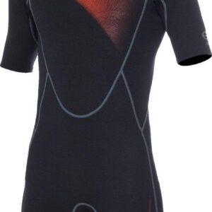 Bare 2mm Shorty - Wetsuit - Heren - ML - Zwart/Rood