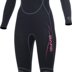 Bare 3/2mm Full - Wetsuit - Dames - 06 - Zwart/Roze