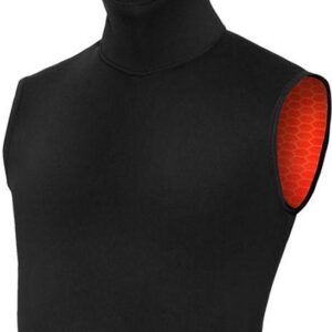 Bare Ultrawarmth 7/3 Mm Hooded Mouwloze Rashguard Zwart ML Man