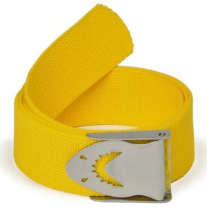 Best Divers Shark Buckle Riem Geel