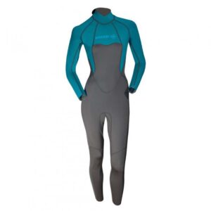 Beuchat Atoll 2 Mm Back Zip Duikpak Grijs L Man