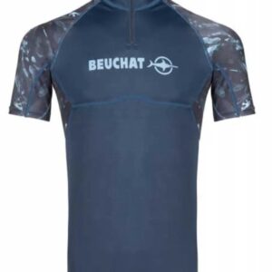 Beuchat Atoll Korte Mouw Rash Guard Blauw L Man