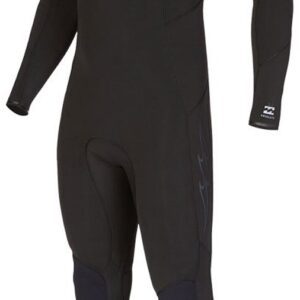 Billabong Absolute 3/2 Mm Lange Mouwen Neopreen Wetsuit Met Borst Rits Zwart LS Man