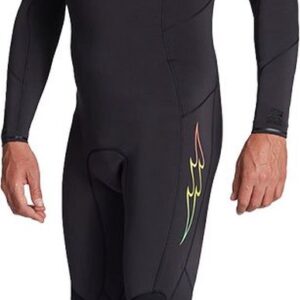 Billabong Absolute 5/4 Mm Wetsuit Met Lange Mouwen En Rits Op De Rug Zwart L Man