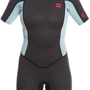 Billabong Dames Launch 2mm Rug Ritssluiting Shorty Wetsuit ABJW50